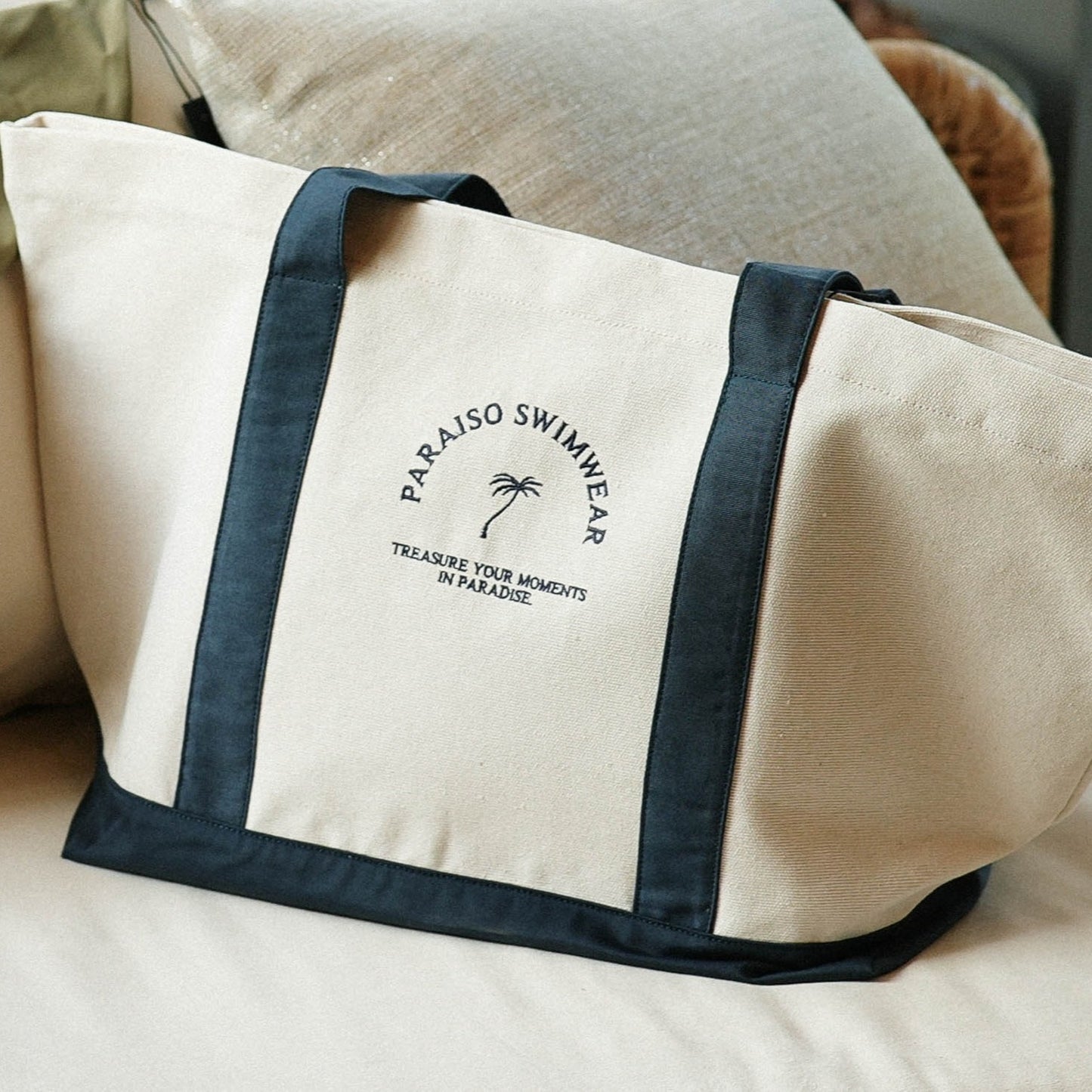 Paraiso Tote Bag - Navy Blue