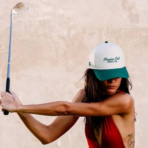 Paraiso Club Hat - Emerald Green