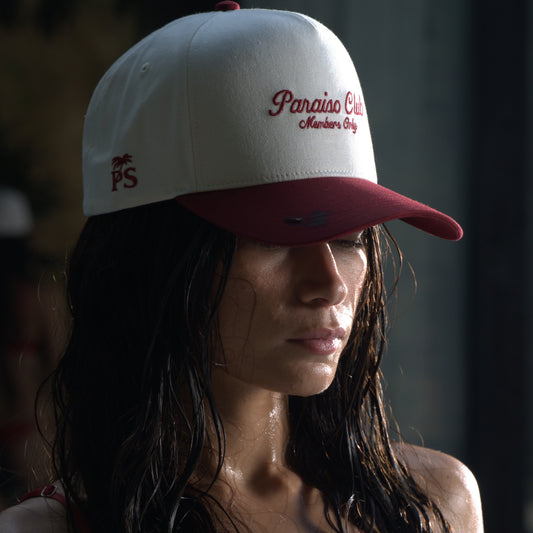 Paraiso Club Hat - Maroon